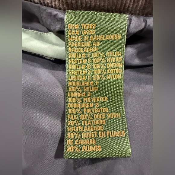 Timberland Men's Olive Green Puffer. - Picture 8 of 10